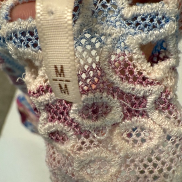 Free People bell sleeve lace up crop “eyes on you” - Picture 11 of 11